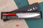 Couteau de chef japonais artisanal Kei Kobayashi SG2 Damas Heptagone 21cm