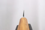 Couteau yanagiba 24cm artisanal japonais Tsunehisa AUS-8 manche en chêne