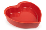 Plat four cœur Peugeot Appolia For You en céramique rouge diamètre 26cm