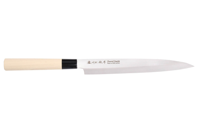 Couteau à sashimi 24cm japonais Satake Cutlery manche en magnolia
