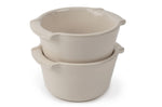 Duo ramequins Peugeot Appolia en céramique écru diamètre 11cm