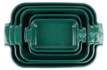 Plat four rectangle Peugeot Appolia en céramique vert forêt