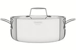 Faitout Tarmontina Grano 4,4L en inox triple couche 24cm