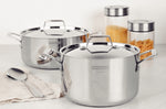 Faitout Tarmontina Grano en inox triple couche