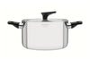 Faitout Tarmontina Grano en inox triple couche et bakélite - 20cm
