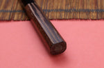 Couteau yanagiba 27cm japonais artisanal Hatsukokoro Shirasagi manche en wengé