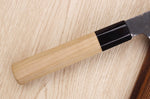 Couteau kiritsuke 21cm japonais artisanal Sakai Kikumori Kikuzuki Kuro