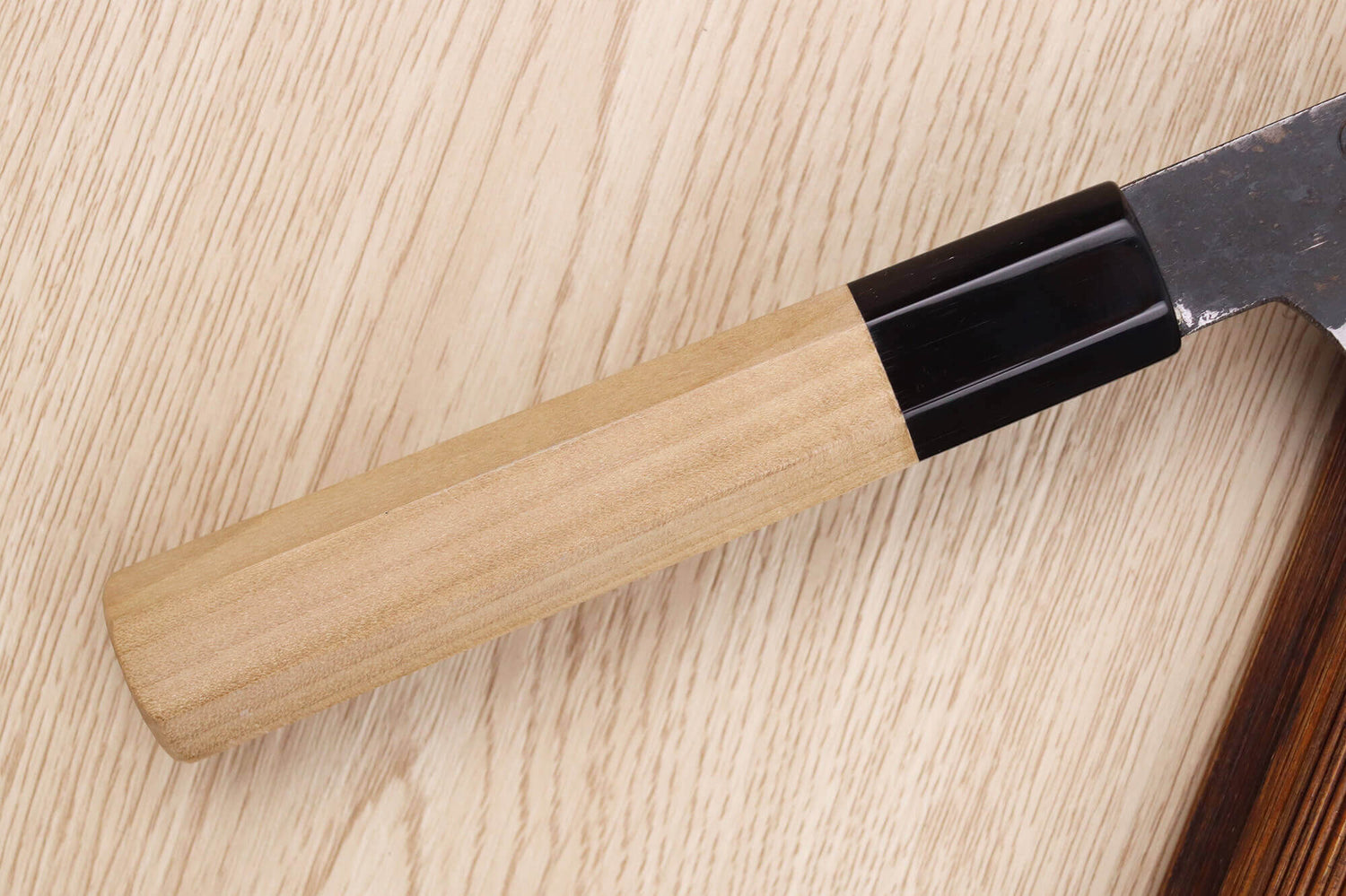 Couteau kiritsuke 21cm japonais artisanal Sakai Kikumori Kikuzuki Kuro