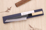 Couteau kiritsuke 21cm japonais artisanal Sakai Kikumori Kikuzuki Kuro