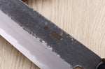 Couteau kiritsuke 21cm japonais artisanal Sakai Kikumori Kikuzuki Kuro
