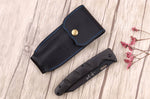 Couteau pliant japonais Yu Kurosaki Kurohyo SG2 manche en fibre de carbone 13,2cm