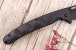 Couteau pliant japonais Yu Kurosaki Kurohyo SG2 manche en fibre de carbone 13,2cm