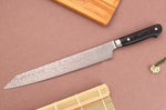 Couteau sujihiki kiritsuke 26cm japonais Sakai Takayuki Coreless Damascus