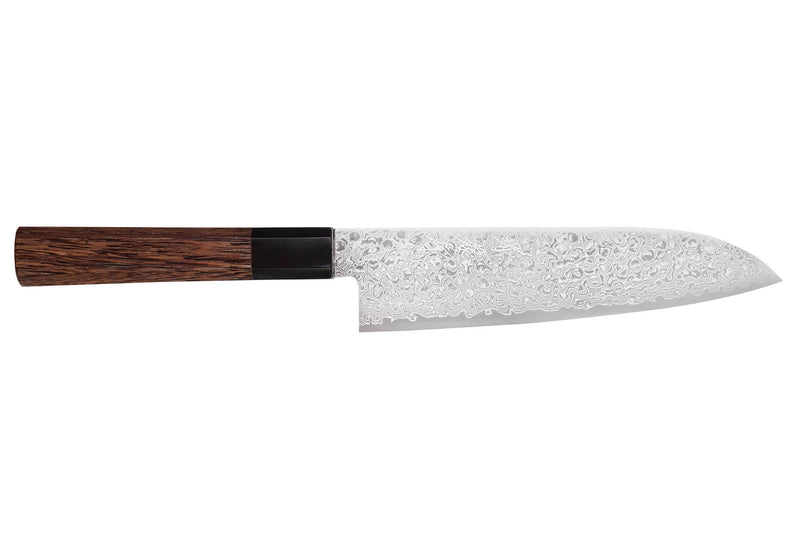 Couteau santoku 18cm japonais Sakai Takayuki Ginga damas
