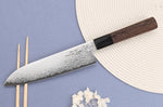 Couteau santoku 18cm japonais Sakai Takayuki Ginga damas