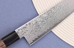Couteau santoku 18cm japonais Sakai Takayuki Ginga damas