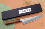 Couteau de chef 18cm japonais artisanal Yuzo Enju Damas 440C