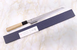 Couteau kiritsuke yanagiba 27cm japonais artisanal Sakai Kikumori Kikuzuki Rin