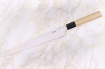 Couteau kiritsuke yanagiba 27cm japonais artisanal Sakai Kikumori Kikuzuki Rin
