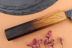 Couteau universel 13,5cm japonais artisanal Yuzo Black AS chêne brûlé