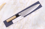 Couteau de chef 24cm japonais artisanal Sakai Kikumori Kikuzuki Rin