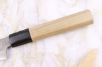 Couteau kiritsuke universel 13,5cm japonais artisanal Sakai Kikumori Kikuzuki Rin