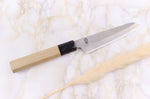 Couteau kiritsuke universel 13,5cm japonais artisanal Sakai Kikumori Kikuzuki Rin
