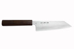 Couteau bunka 16,5cm japonais artisanal Sakai Kikumori TS10 en chêne noir