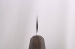 Couteau bunka 16,5cm japonais artisanal Sakai Kikumori TS10 en chêne noir