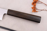 Couteau bunka 16,5cm japonais artisanal Sakai Kikumori TS10 en chêne noir