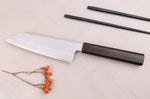 Couteau bunka 16,5cm japonais artisanal Sakai Kikumori TS10 en chêne noir