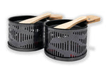Service à raclette à la bougie Cookut Lumi Les Plus Brillantes services poêlons et spatules pour 2 - Argent onyx