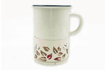 Mug à thé Cookut Sixtea chauffé à la bougie blanc