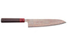 Couteau de chef 24cm japonais artisanal Takeshi Saji VG10 Rainbow Nashiji