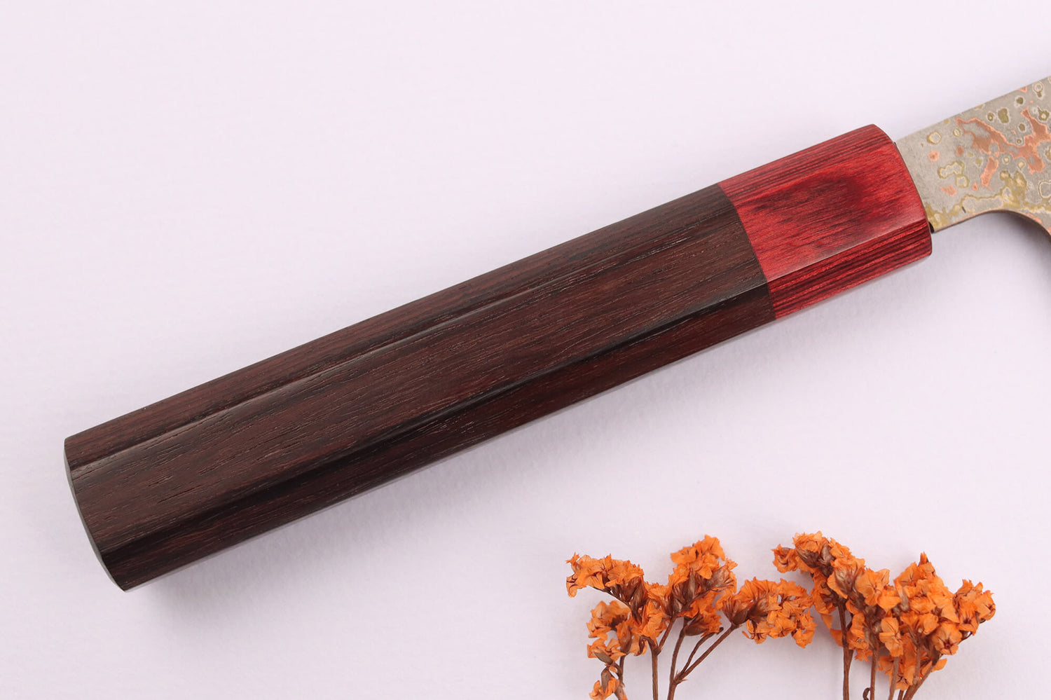 Couteau de chef 24cm japonais artisanal Takeshi Saji VG10 Rainbow Nashiji