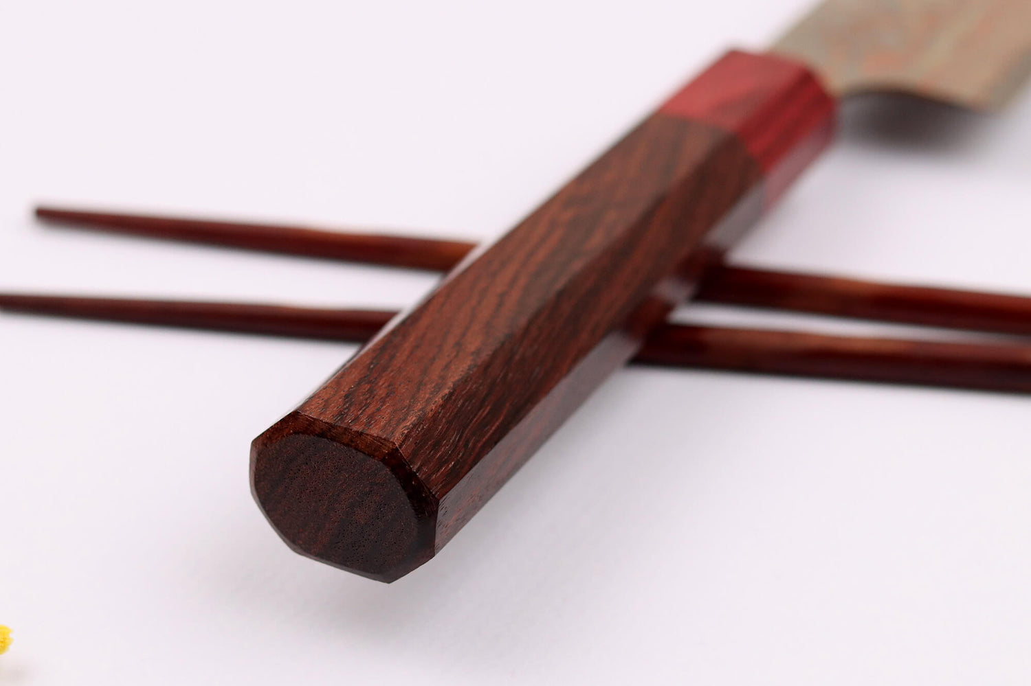 Couteau sujihiki 24cm japonais artisanal Takeshi Saji VG10 Rainbow Nashiji