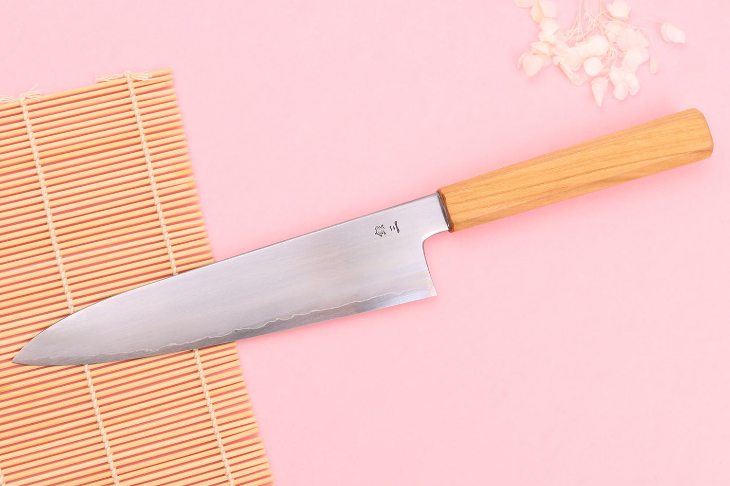 Couteau de chef 21cm japonais artisanal Kagekiyo Sakura Ginsan