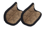 Paire de maniques en coton Cookut pour l'Incroyable Cocotte à personnaliser - Toile de jute