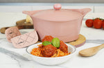 Paire de maniques en coton Cookut pour l'Incroyable Cocotte à personnaliser - Guimauve