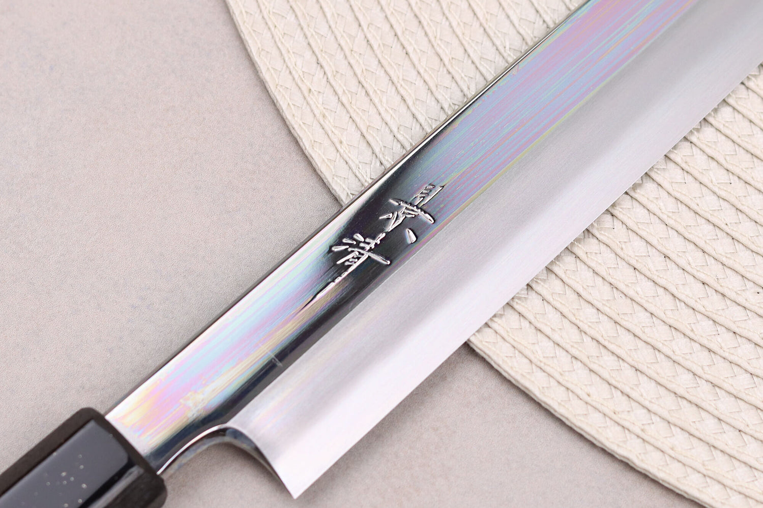 Couteau yanagiba 27cm japonais artisanal Kagekiyo Hirame VG10