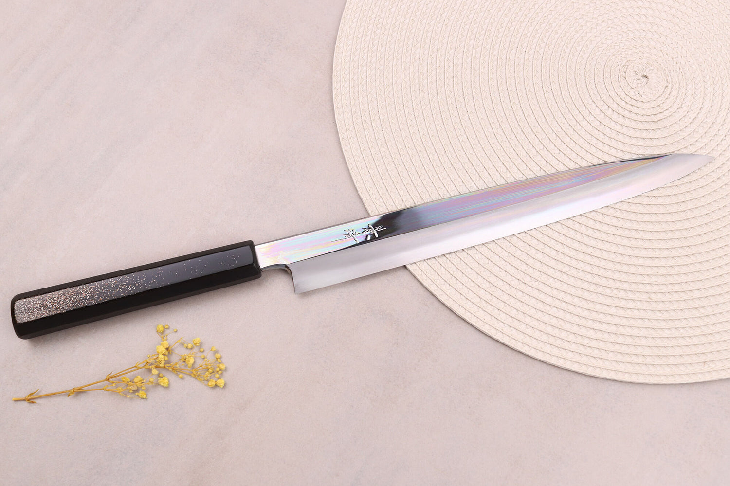 Couteau yanagiba 27cm japonais artisanal Kagekiyo Hirame VG10