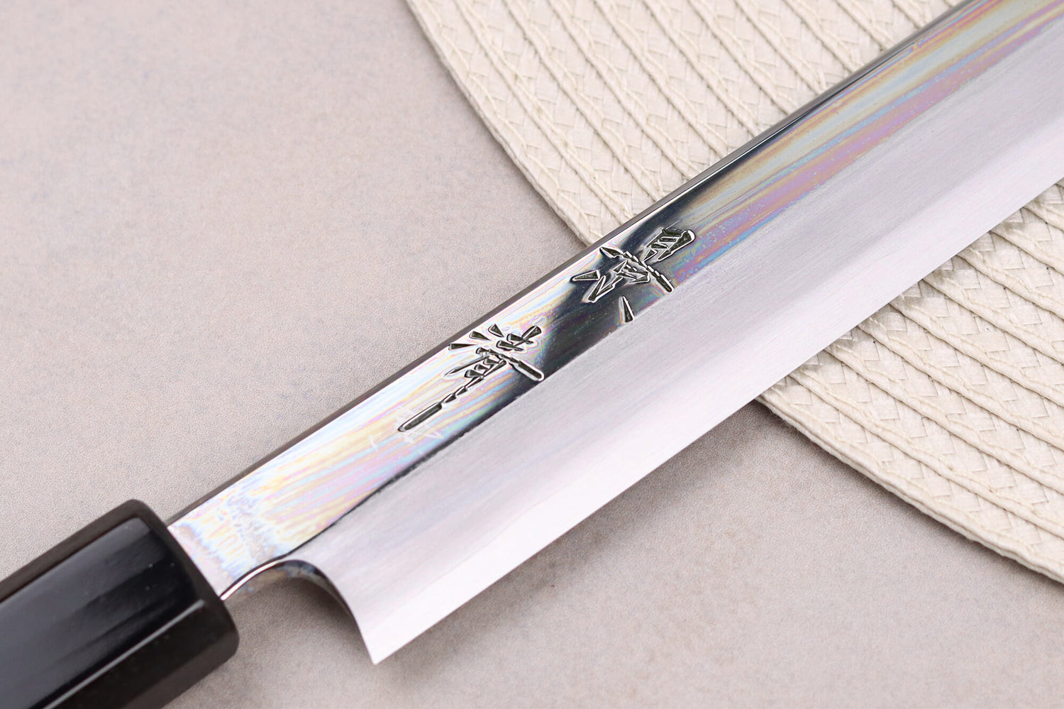 Couteau sakimaru 30cm japonais artisanal Kagekiyo Hirame VG10