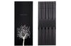 Set de 5 paires de baguettes chinoises Kutoyama en fibres de verre noires 24cm