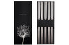 Set de 5 paires de baguettes chinoises Kutoyama en inox 24cm