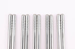 Set de 5 paires de baguettes chinoises Kutoyama en inox 24cm