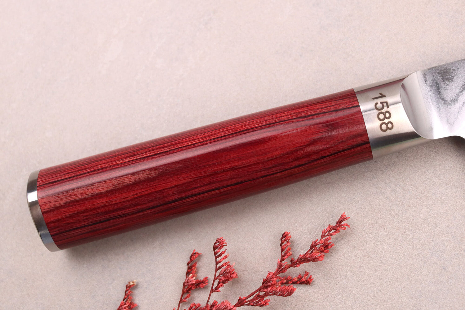 Couteau santoku Kai Shun Classic série limitée Red lame 19cm