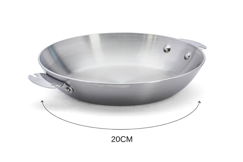 Poêle De Buyer Alchimy Loqy amovible en inox 18/10 multicouches - 20cm