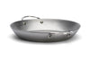 Poêle à Paëlla De Buyer Mineral B Element en fer 2 anses inox rivetées 28cm