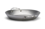 Poêle à Paëlla De Buyer Mineral B Element en fer 2 anses inox rivetées 28cm