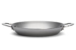 Poêle à Paëlla De Buyer Mineral B Element en fer 2 anses inox rivetées 28cm